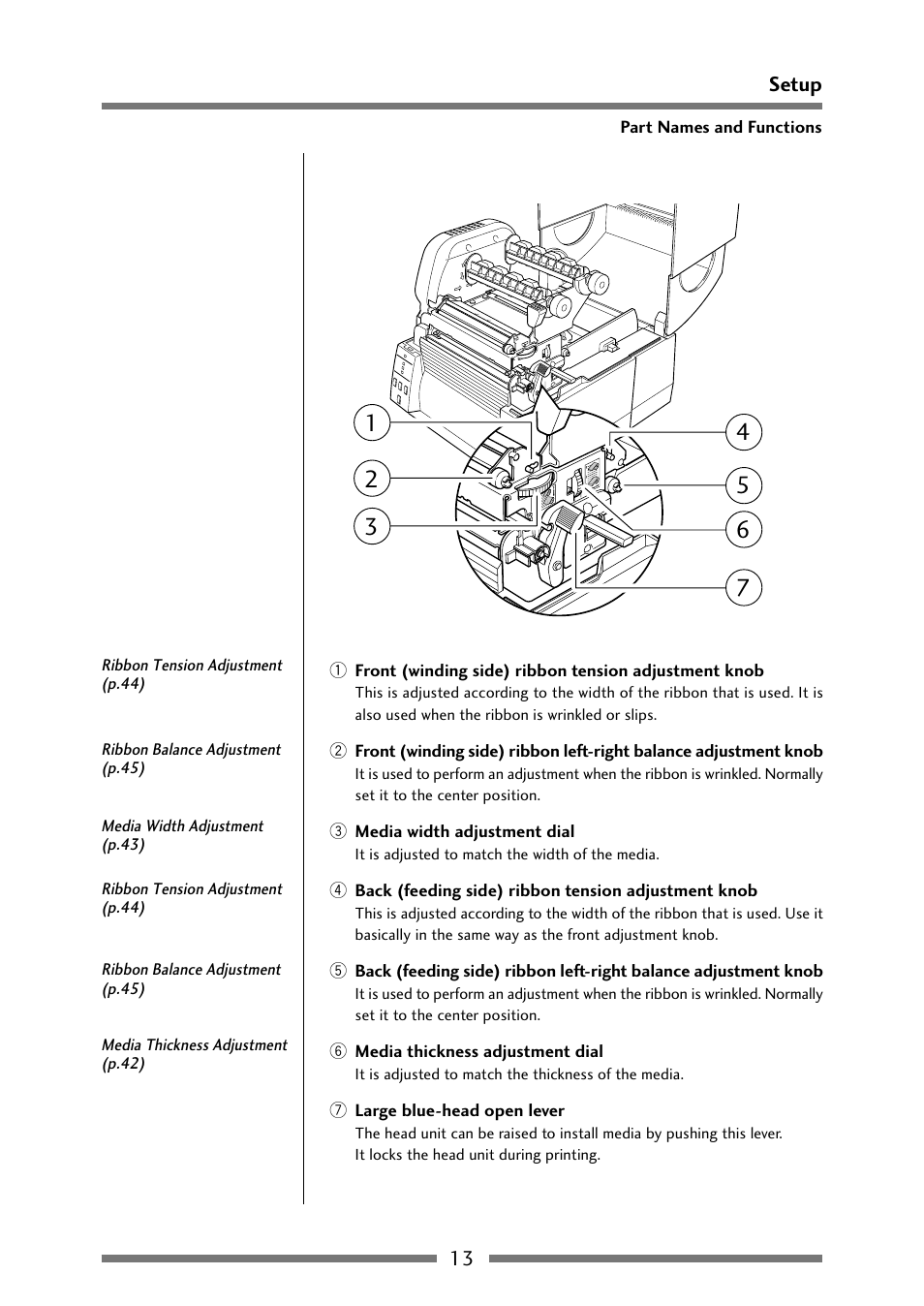Front view3 | Citizen Systems Citizen CLP 621 CLP-621 User Manual | Page 13 / 60