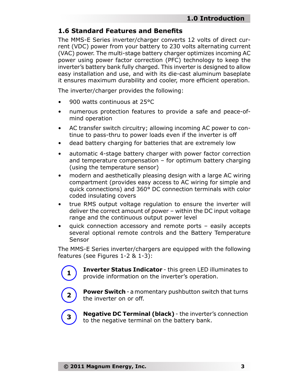Magnum Energy MMS-E Series User Manual | Page 10 / 51