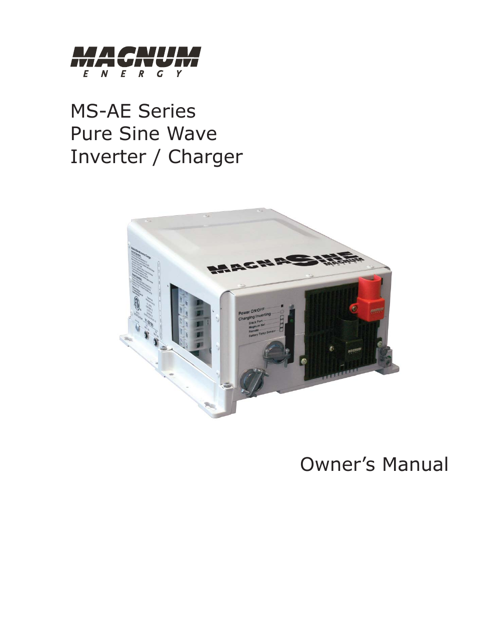 Magnum Energy MS-AEJ Series User Manual | 52 pages