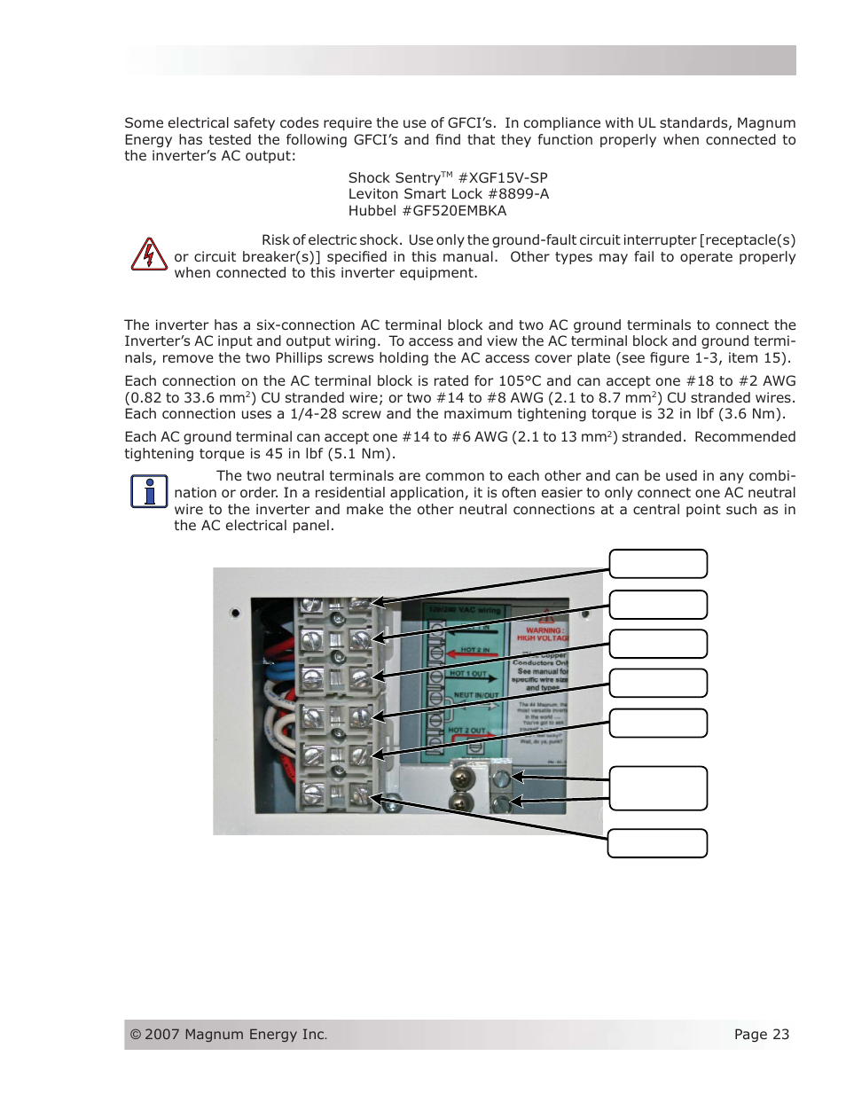Installation | Magnum Energy MS-AEJ Series User Manual | Page 29 / 52