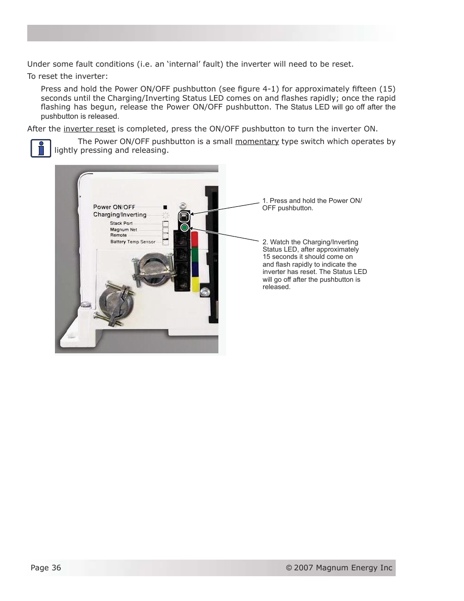 Magnum Energy MS-AEJ Series User Manual | Page 42 / 52