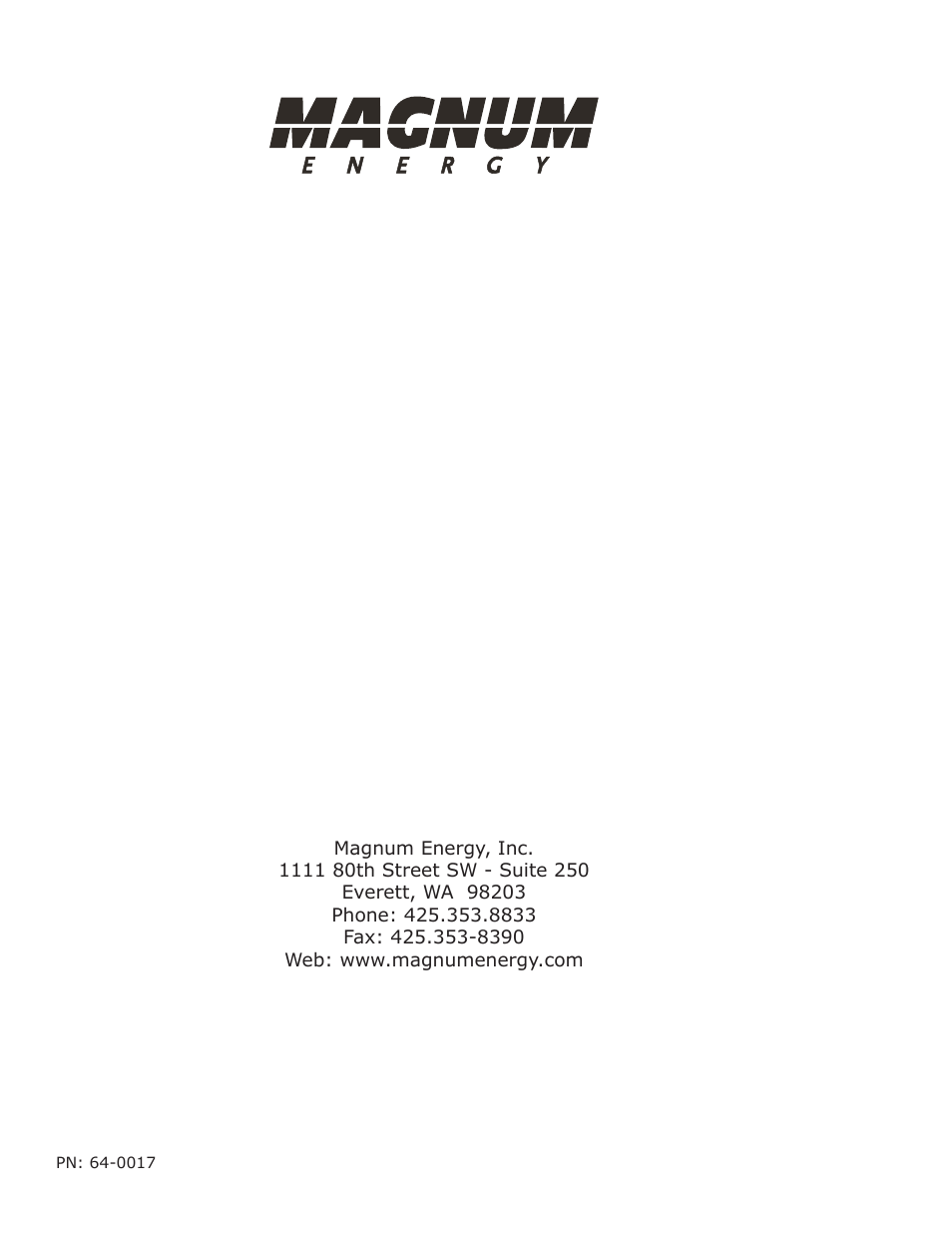 Magnum Energy MS-AEJ Series User Manual | Page 52 / 52