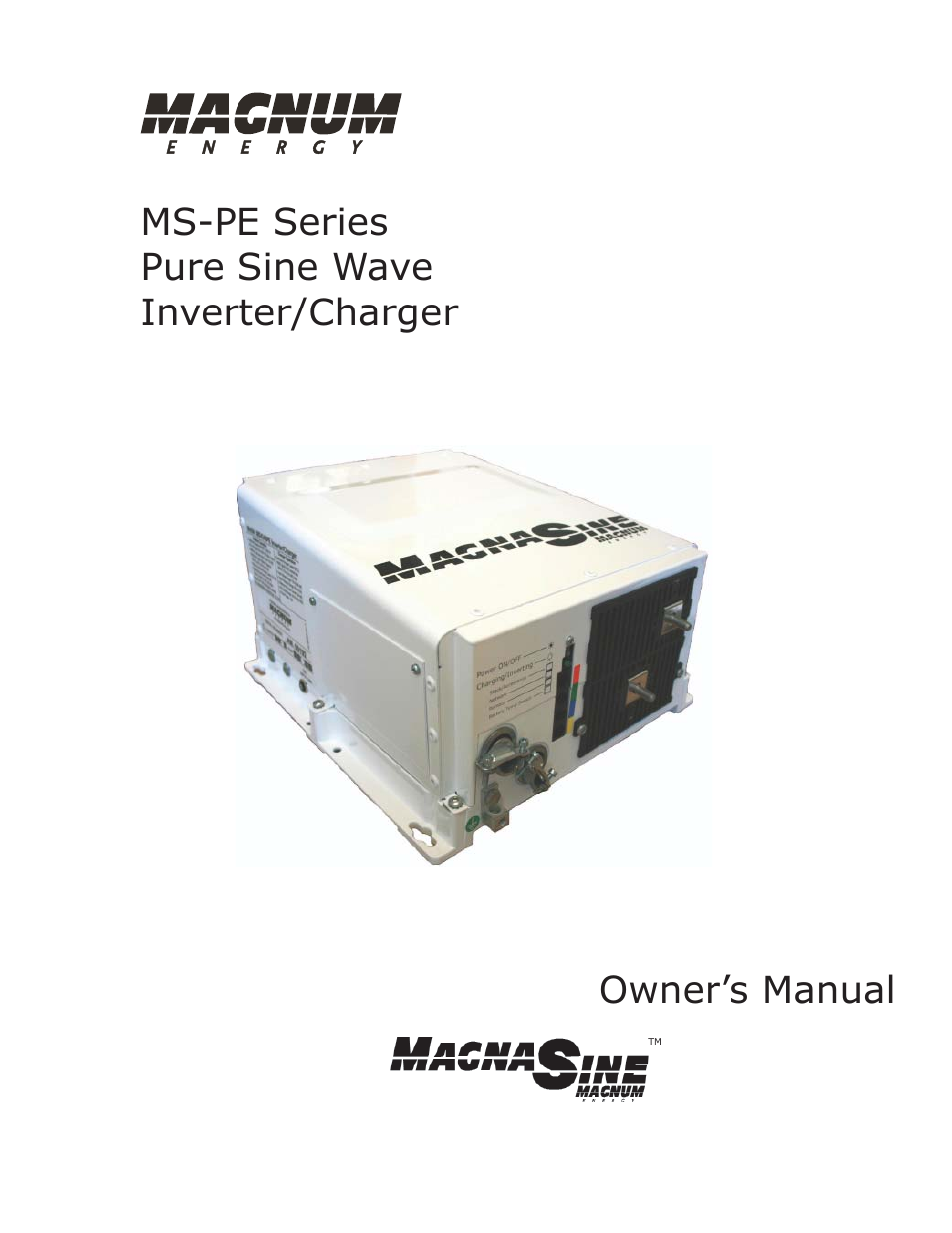 Magnum Energy MS-PE Series User Manual | 64 pages