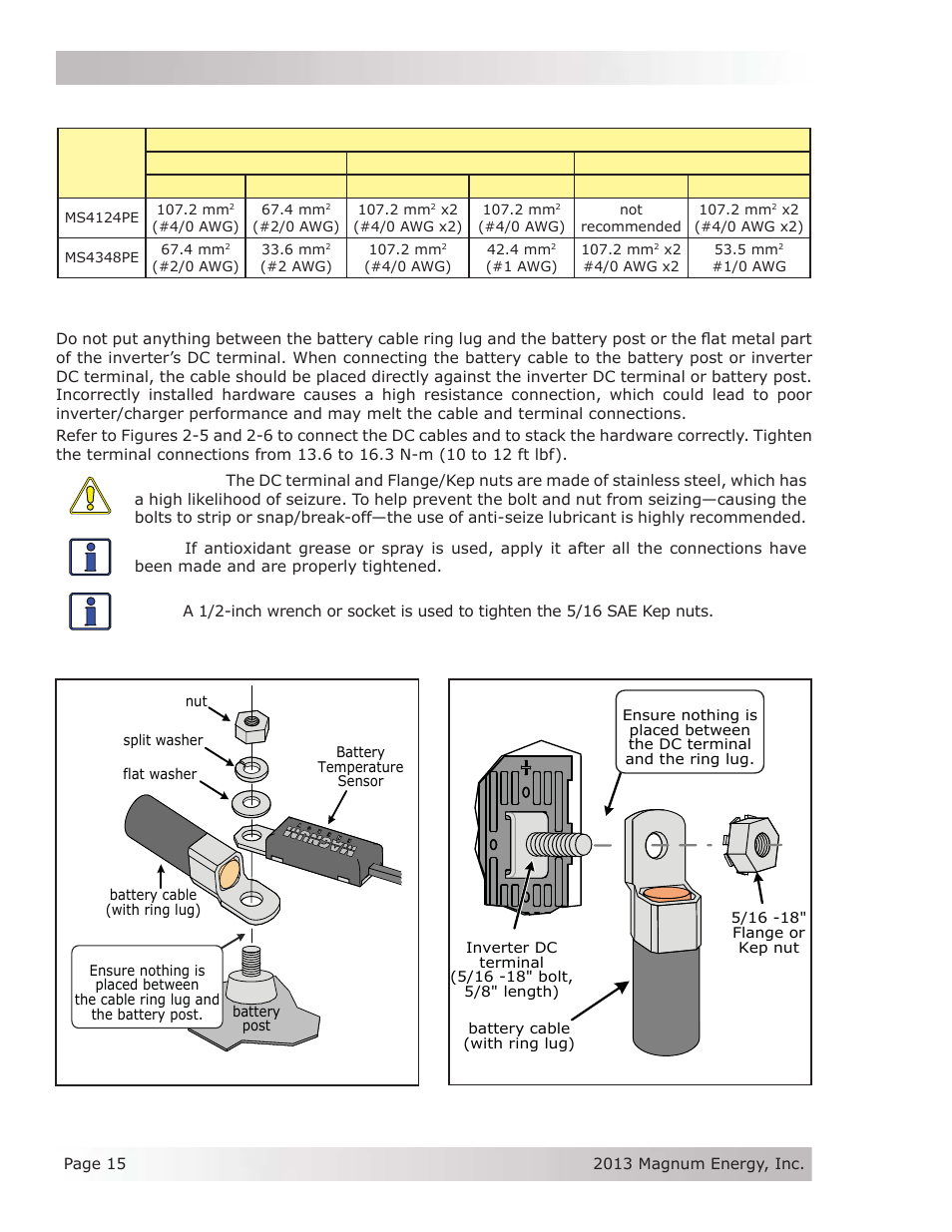 Installation | Magnum Energy MS-PE Series User Manual | Page 22 / 64