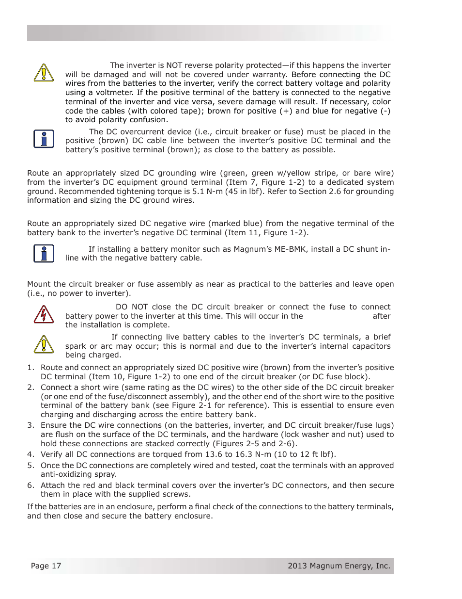 Magnum Energy MS-PE Series User Manual | Page 24 / 64