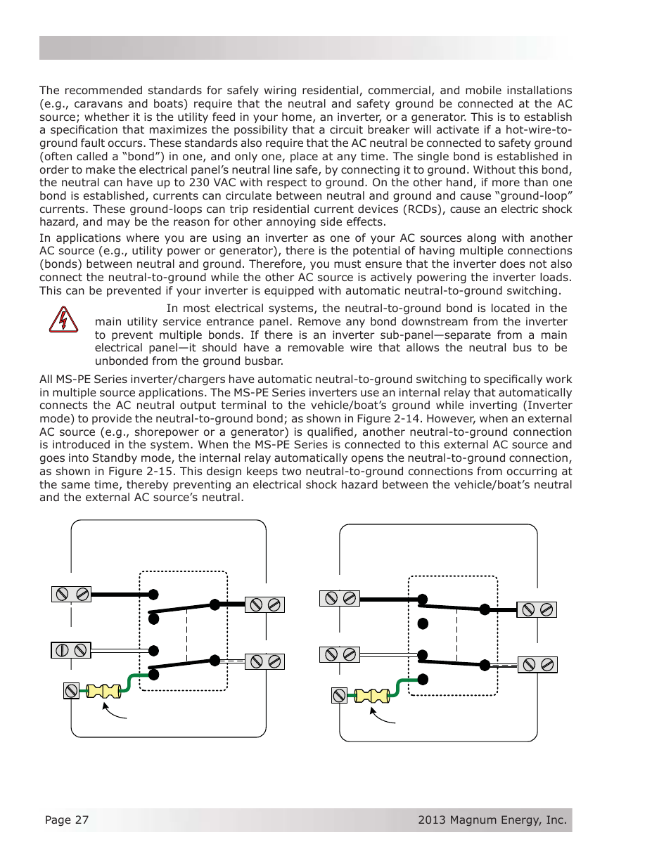 Installation | Magnum Energy MS-PE Series User Manual | Page 34 / 64