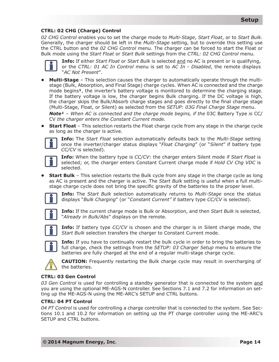 Magnum Energy ME-ARC Remote User Manual | Page 21 / 139