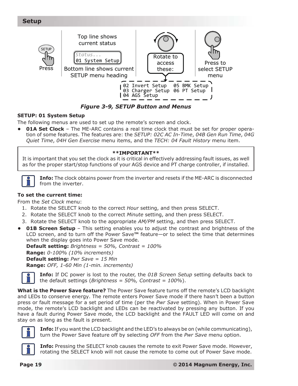 Magnum Energy ME-ARC Remote User Manual | Page 26 / 139