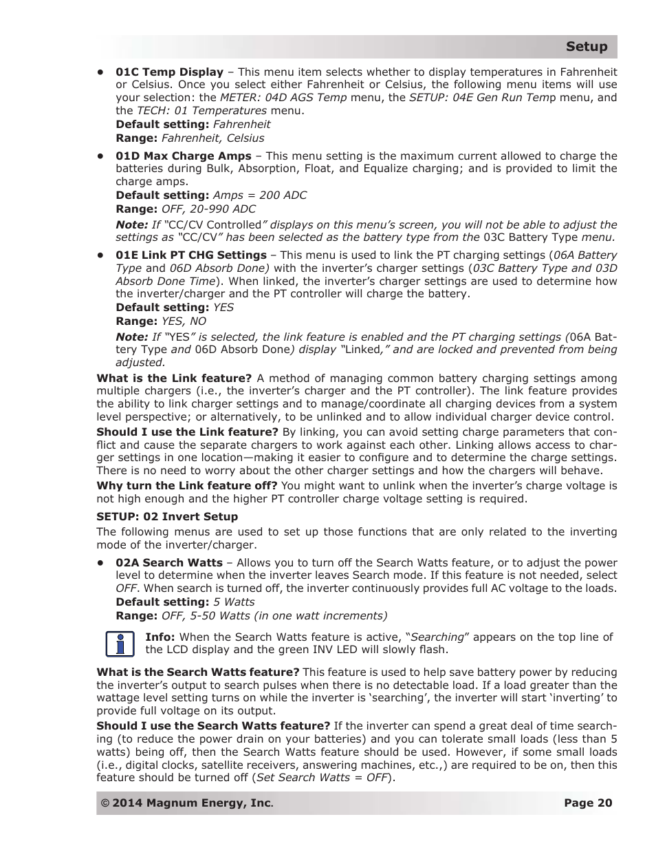 Magnum Energy ME-ARC Remote User Manual | Page 27 / 139