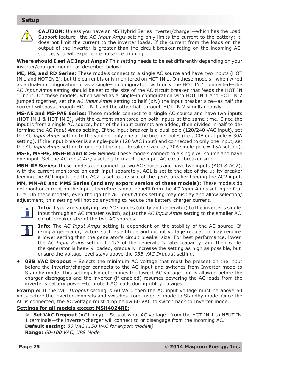 Magnum Energy ME-ARC Remote User Manual | Page 32 / 139
