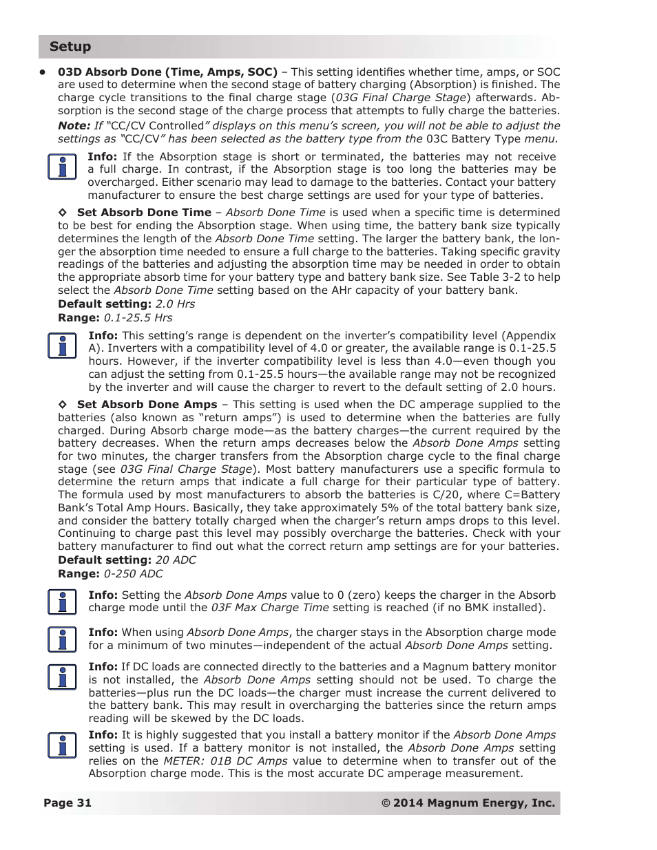 Magnum Energy ME-ARC Remote User Manual | Page 38 / 139