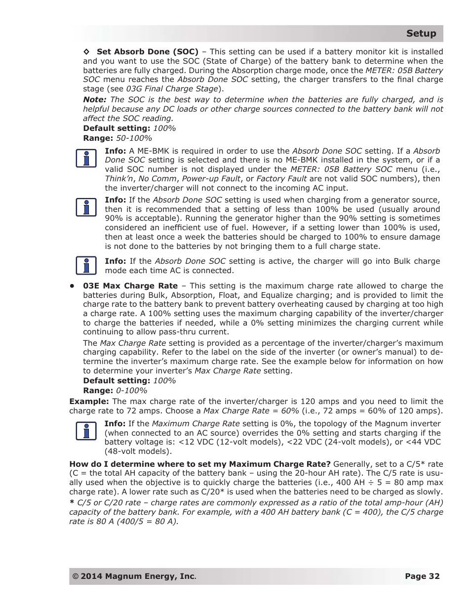 Magnum Energy ME-ARC Remote User Manual | Page 39 / 139