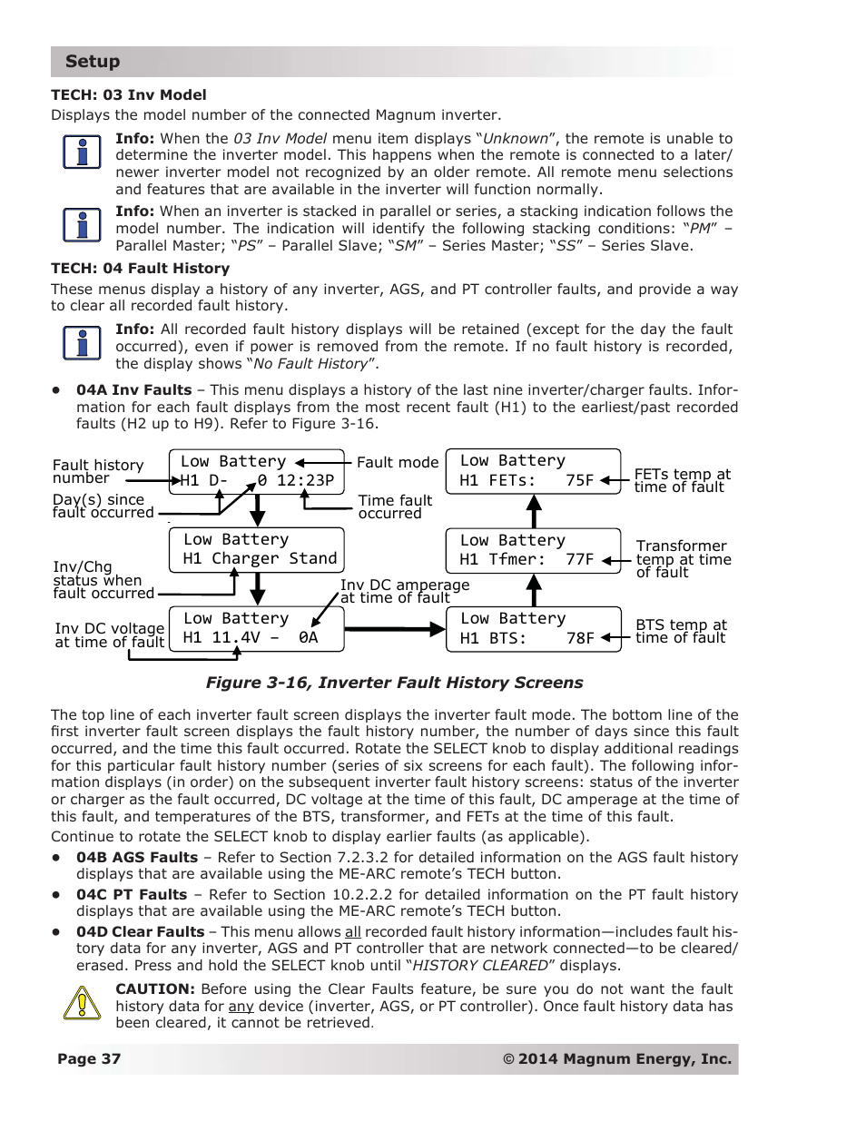 Magnum Energy ME-ARC Remote User Manual | Page 44 / 139