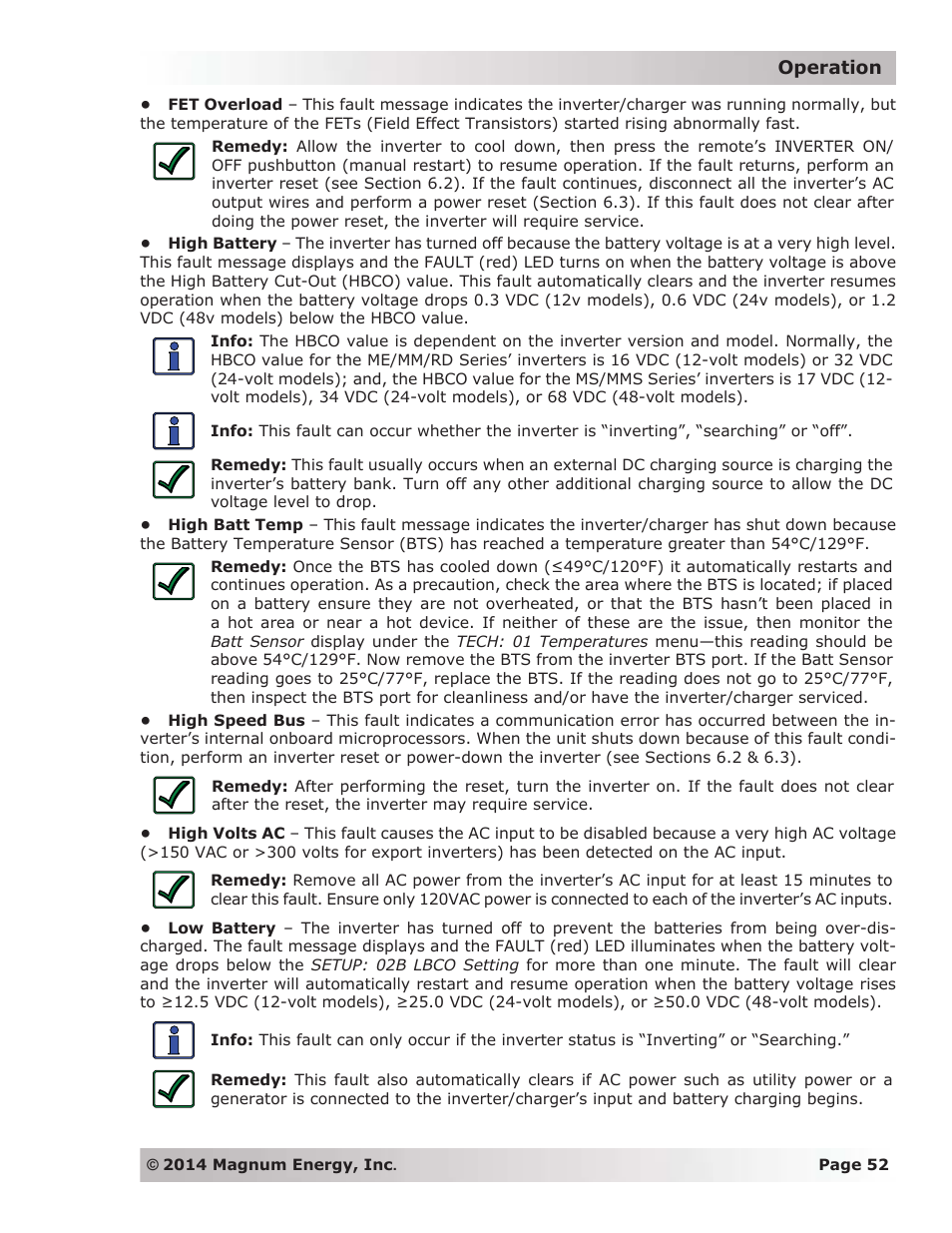 Magnum Energy ME-ARC Remote User Manual | Page 59 / 139