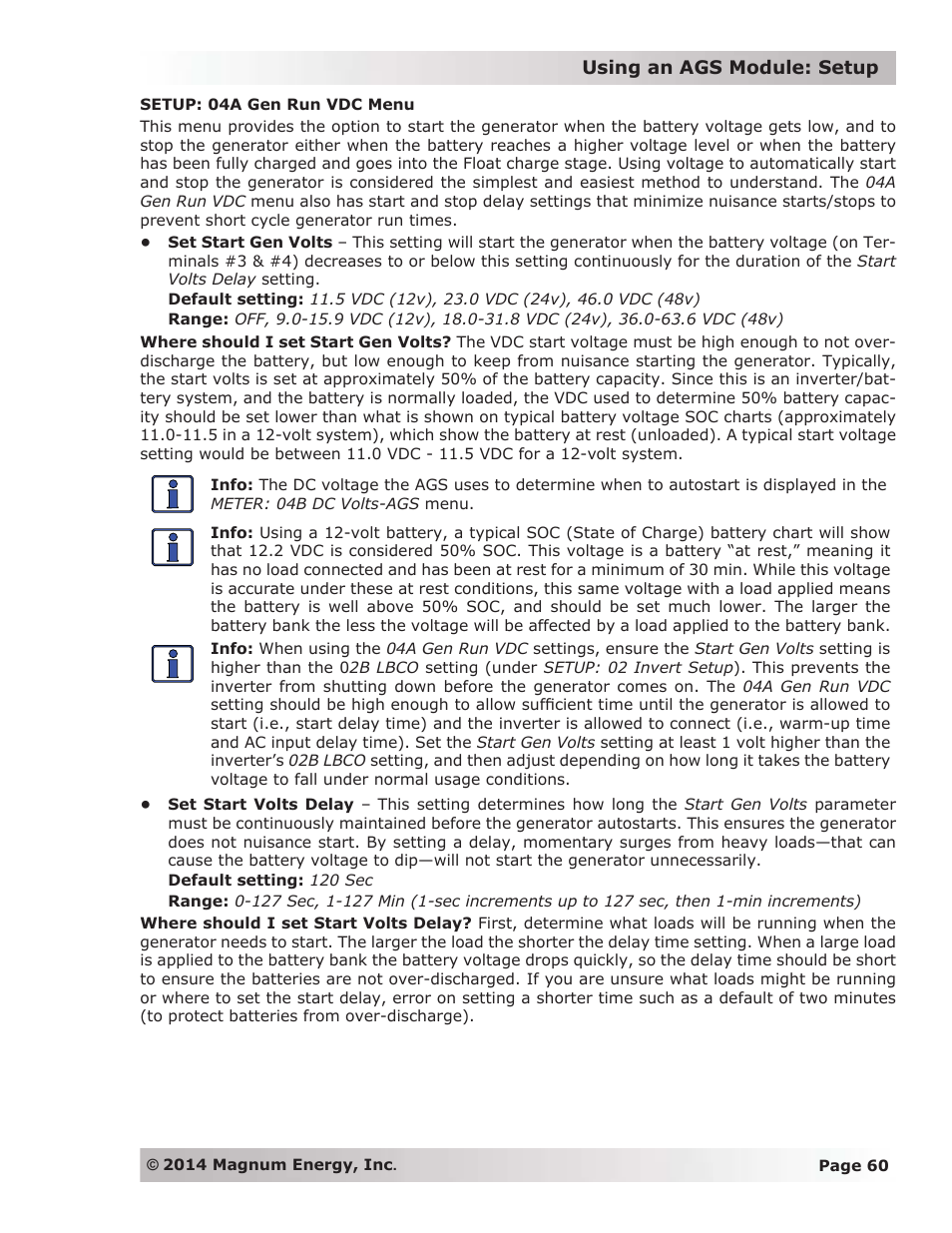 Magnum Energy ME-ARC Remote User Manual | Page 67 / 139