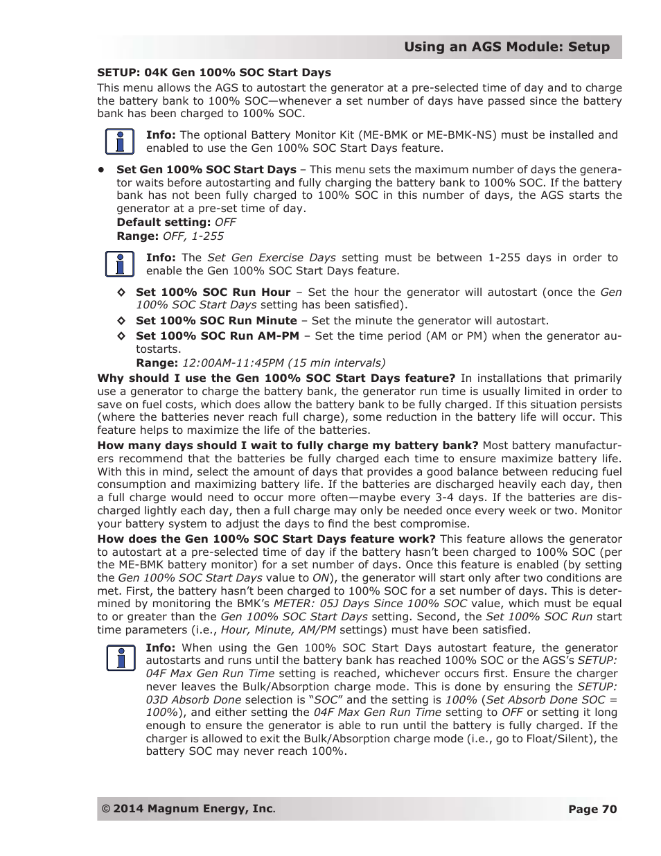 Magnum Energy ME-ARC Remote User Manual | Page 77 / 139