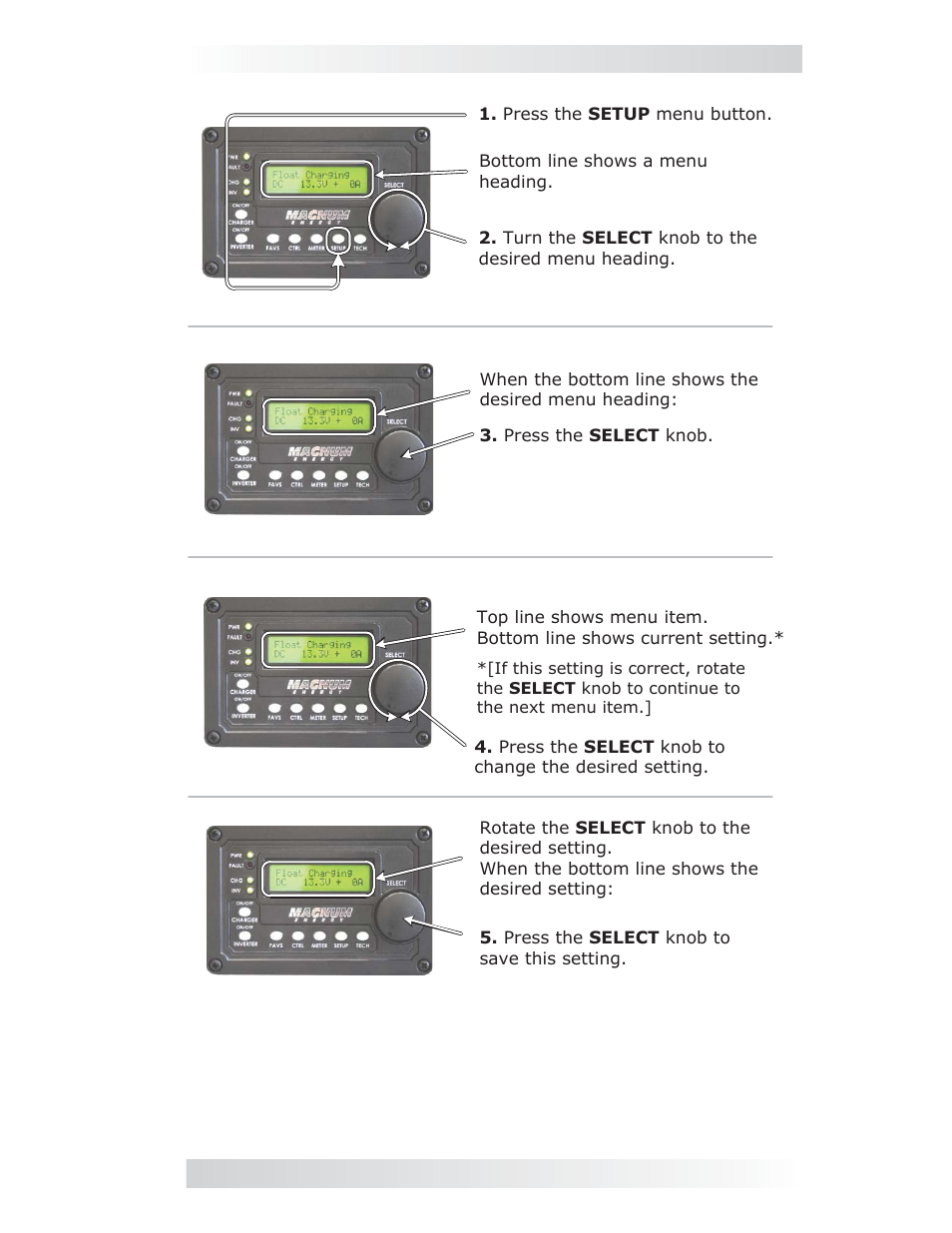 Magnum Energy ME-ARC Remote User Manual | Page 15 / 107