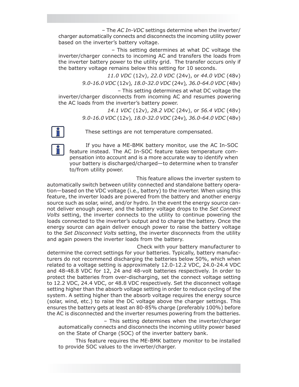 0 setup | Magnum Energy ME-ARC Remote User Manual | Page 32 / 107