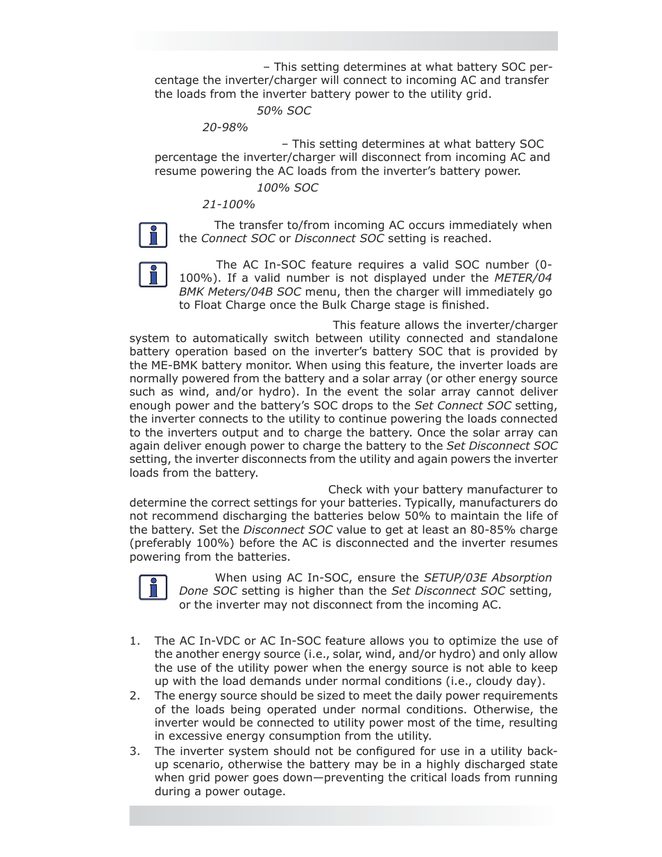 0 setup | Magnum Energy ME-ARC Remote User Manual | Page 33 / 107