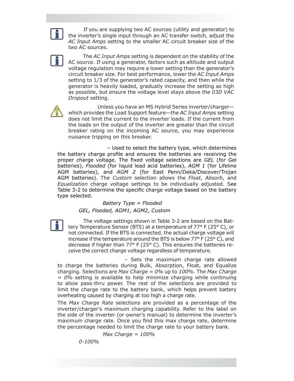 0 setup | Magnum Energy ME-ARC Remote User Manual | Page 36 / 107