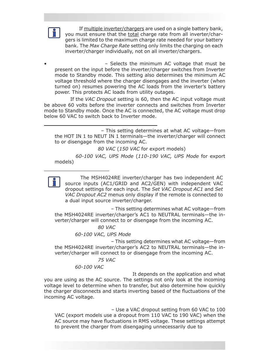 0 setup | Magnum Energy ME-ARC Remote User Manual | Page 38 / 107