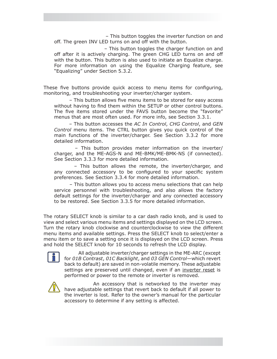 0 operation | Magnum Energy ME-ARC Remote User Manual | Page 56 / 107