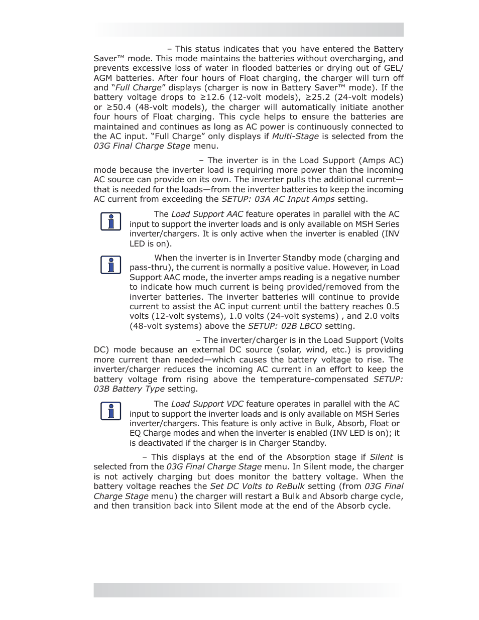 0 operation | Magnum Energy ME-ARC Remote User Manual | Page 61 / 107