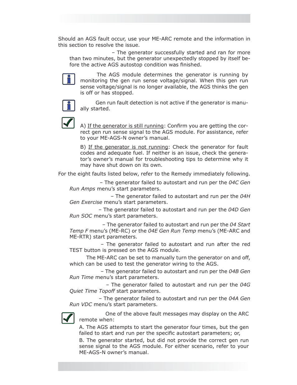 0 using an ags module | Magnum Energy ME-ARC Remote User Manual | Page 97 / 107