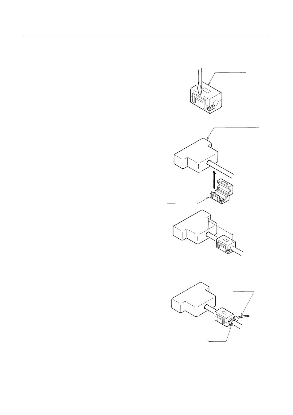 3 anbringen des ferritkerns am schnittstellenkabel | Citizen Systems iDP3423 User Manual | Page 156 / 174