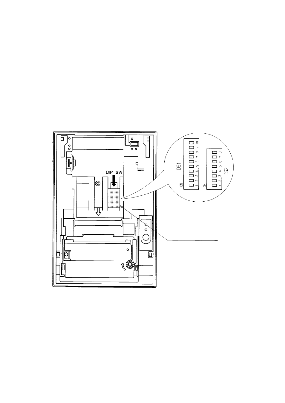 Dip switch setting, 1 location of dip switch | Citizen Systems iDP3423 User Manual | Page 37 / 174