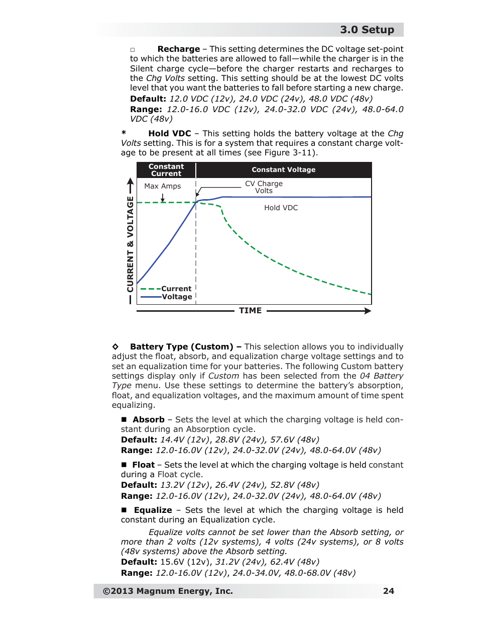 0 setup | Magnum Energy ME-RC Remote User Manual | Page 31 / 87