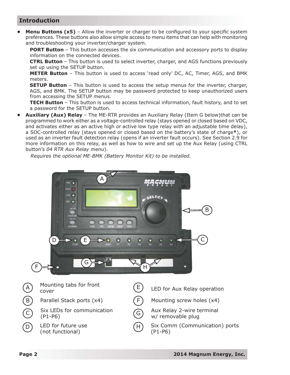 Magnum Energy ME-RTR Router User Manual | Page 10 / 135