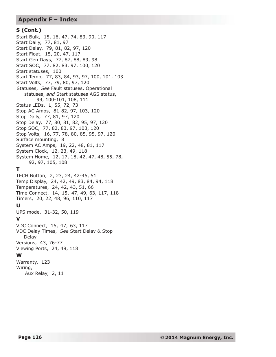 Magnum Energy ME-RTR Router User Manual | Page 134 / 135