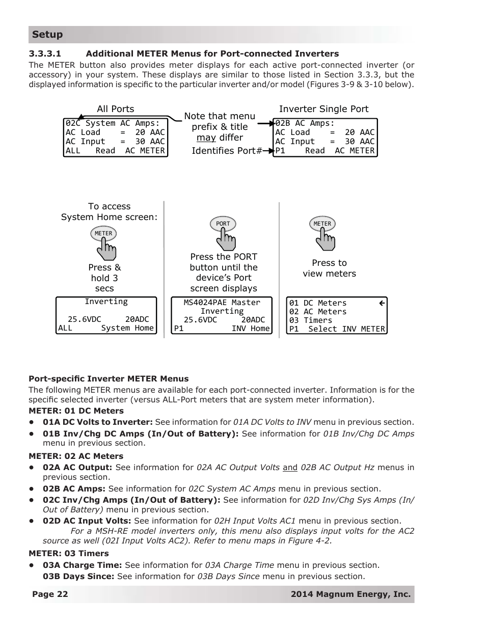 Magnum Energy ME-RTR Router User Manual | Page 30 / 135