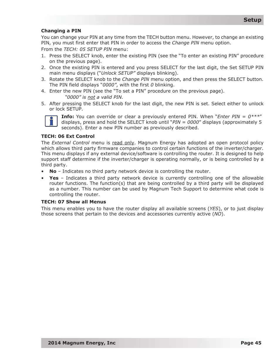 Magnum Energy ME-RTR Router User Manual | Page 53 / 135