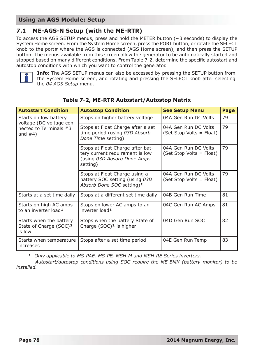1 me-ags-n setup (with the me-rtr) | Magnum Energy ME-RTR Router User Manual | Page 86 / 135