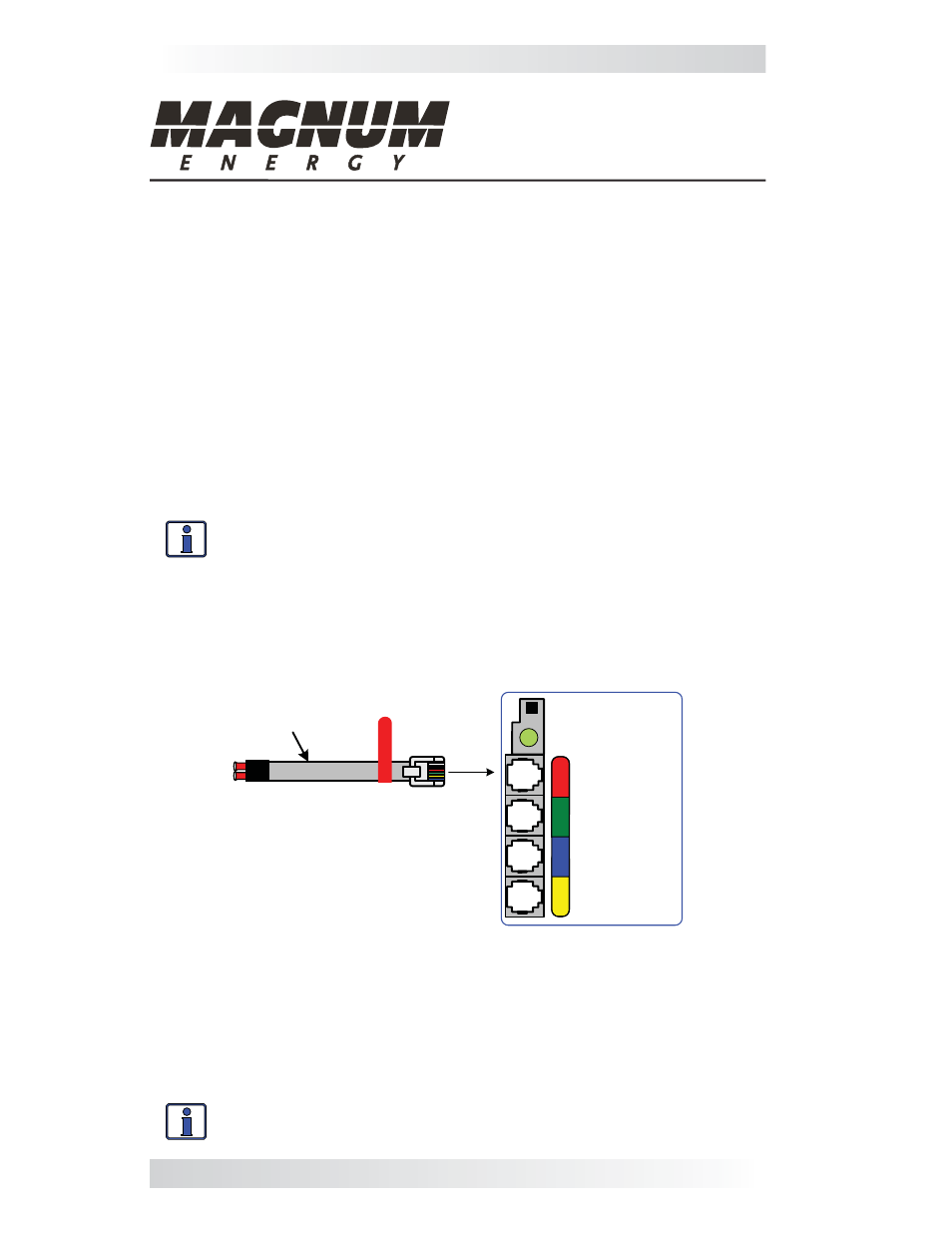 Magnum Energy Remote Switch Adapters ME-RSA User Manual | 2 pages