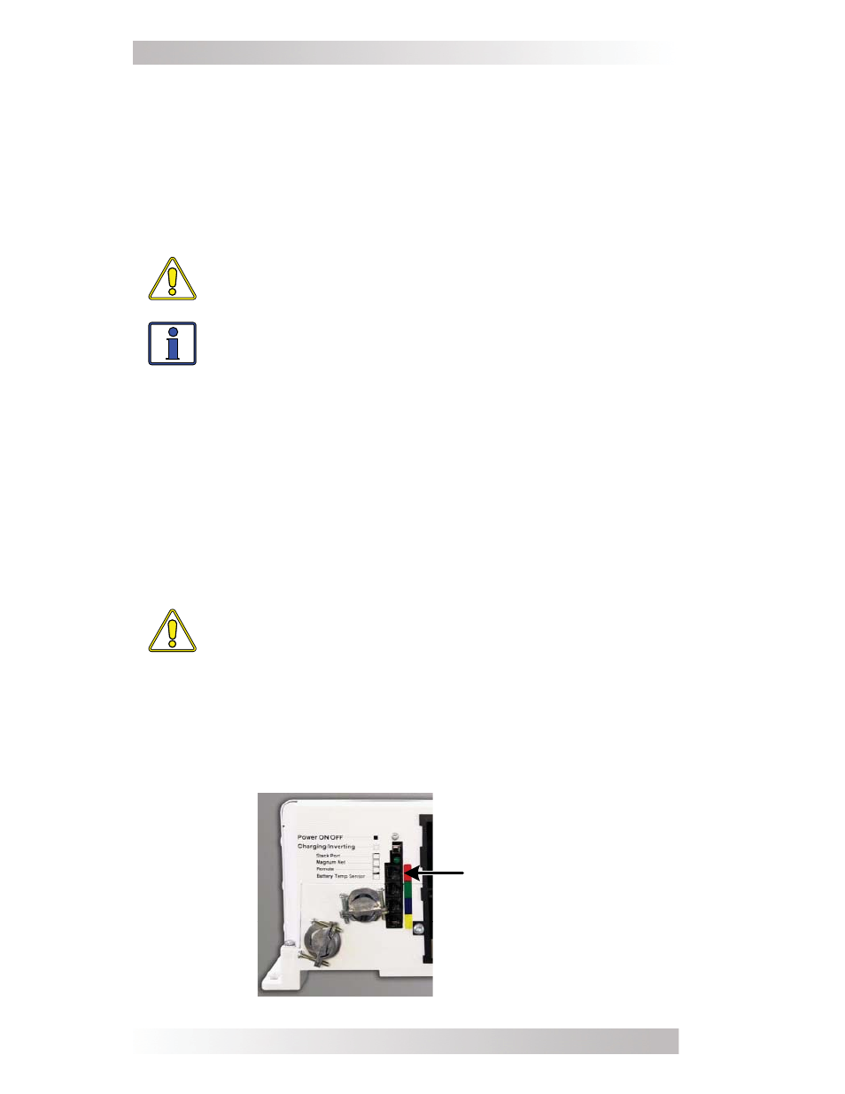 The stacker cable | Magnum Energy Series Stacking Cable Kit (ME-SSI) User Manual | Page 12 / 28