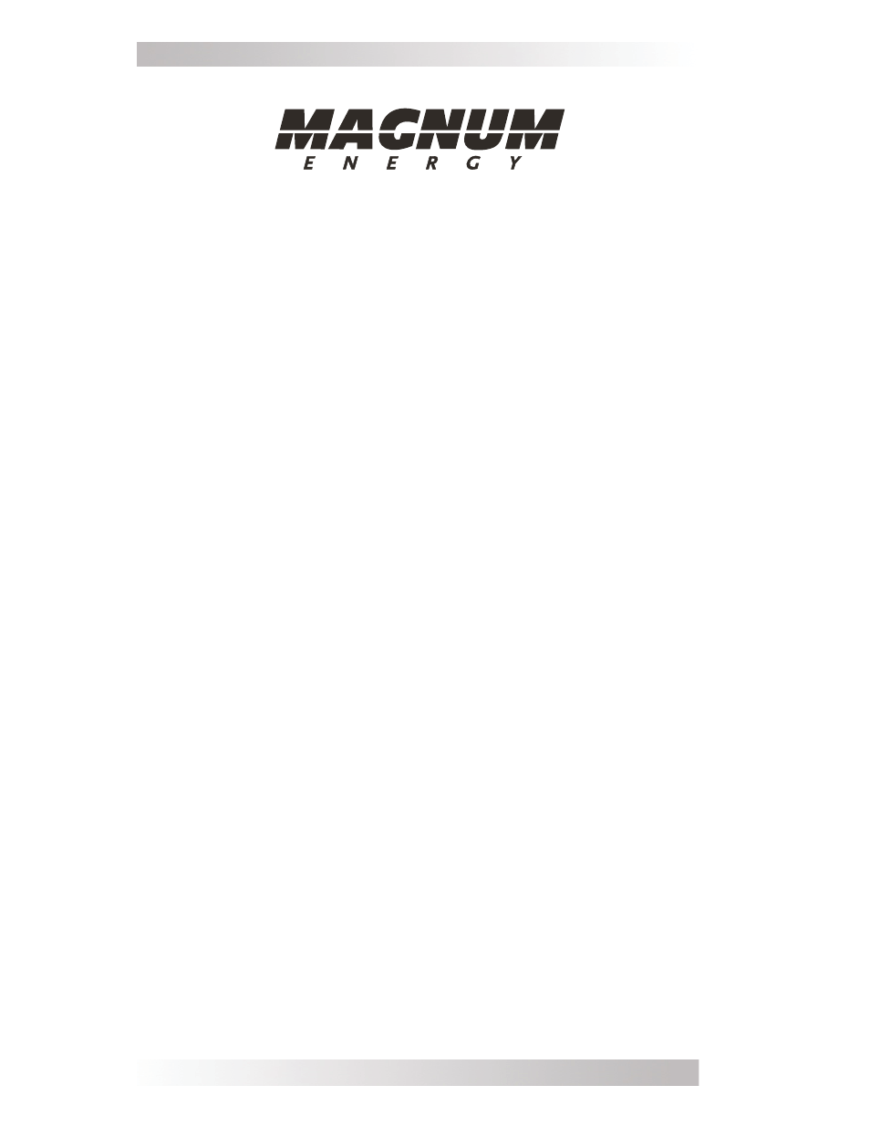 Magnum Energy Series Stacking Cable Kit (ME-SSI) User Manual | Page 28 / 28