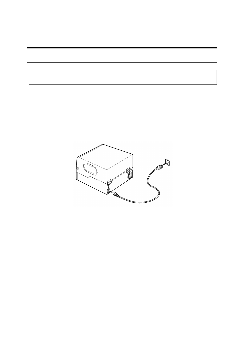 Chapter, Power on and using the control panel, 1 connecting to a power outlet | Citizen Systems Citizen CLP 8301 CLP-8301 User Manual | Page 44 / 80