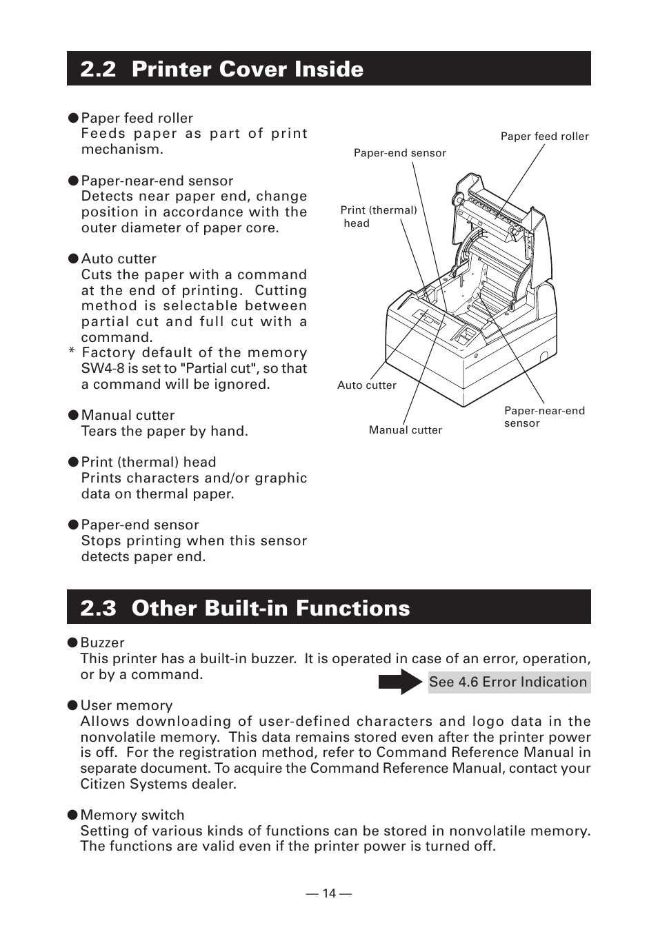 Citizen Systems Citizen CT-S4000 User Manual | Page 17 / 32