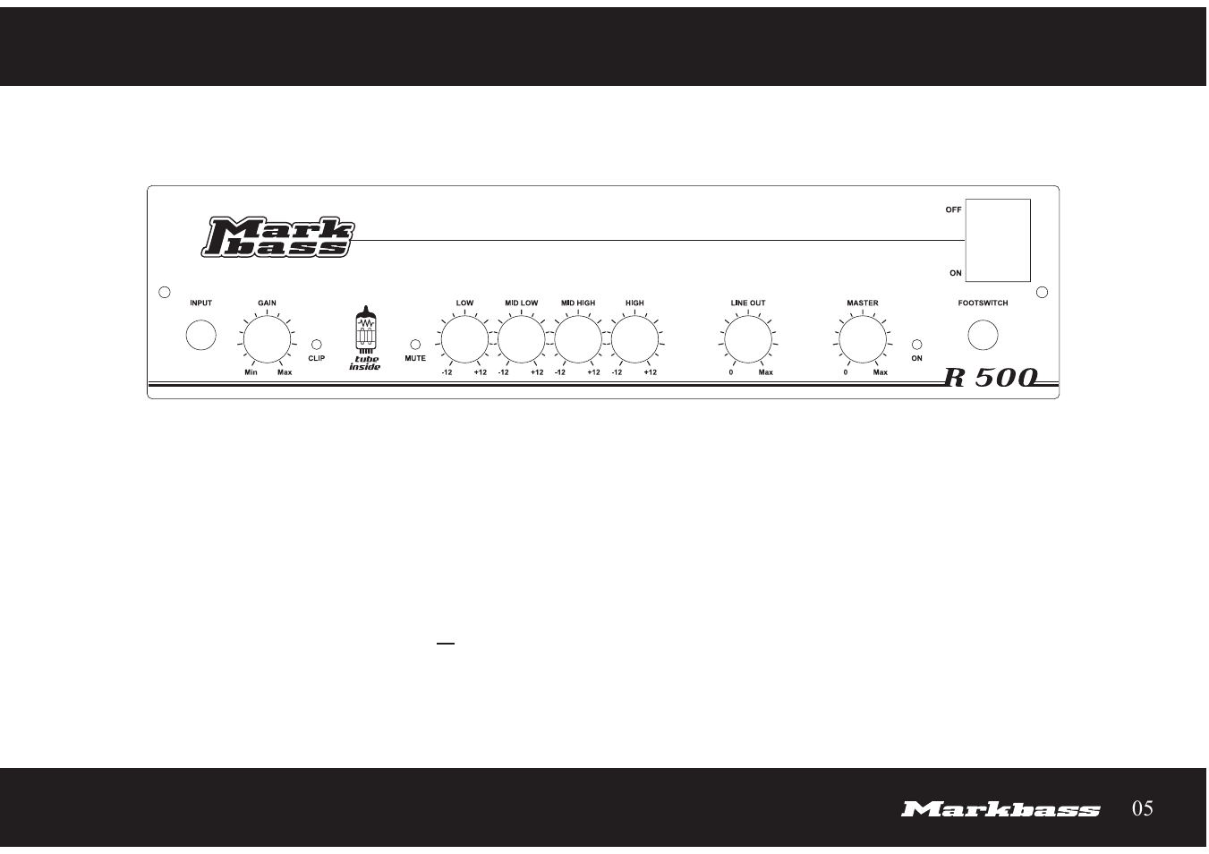 Markbass R 500 User Manual | Page 5 / 12
