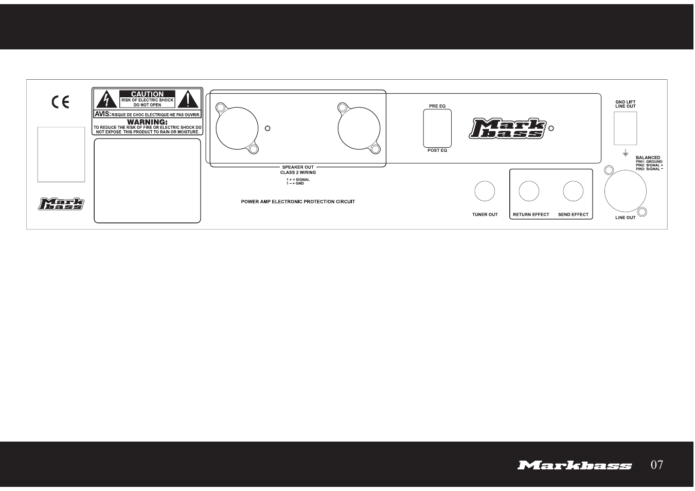 Markbass R 500 User Manual | Page 7 / 12