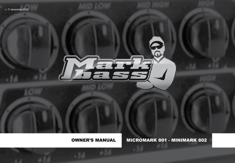 Markbass Minimark 802 User Manual | 12 pages