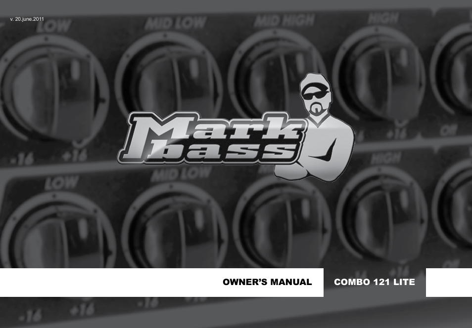 Markbass COMBO 121 LITE User Manual | 8 pages