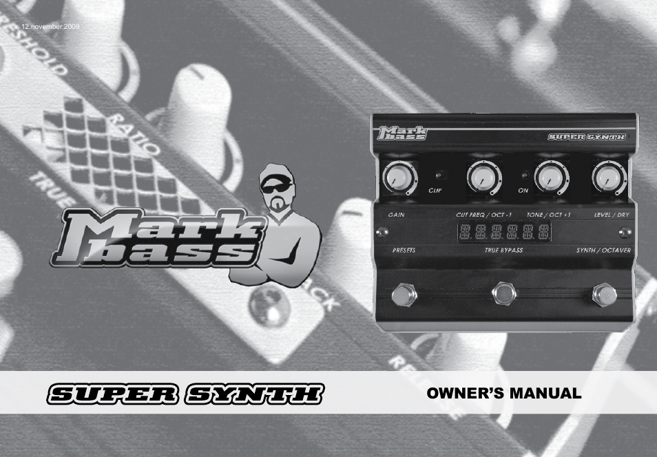 Markbass Super Synth User Manual | 8 pages