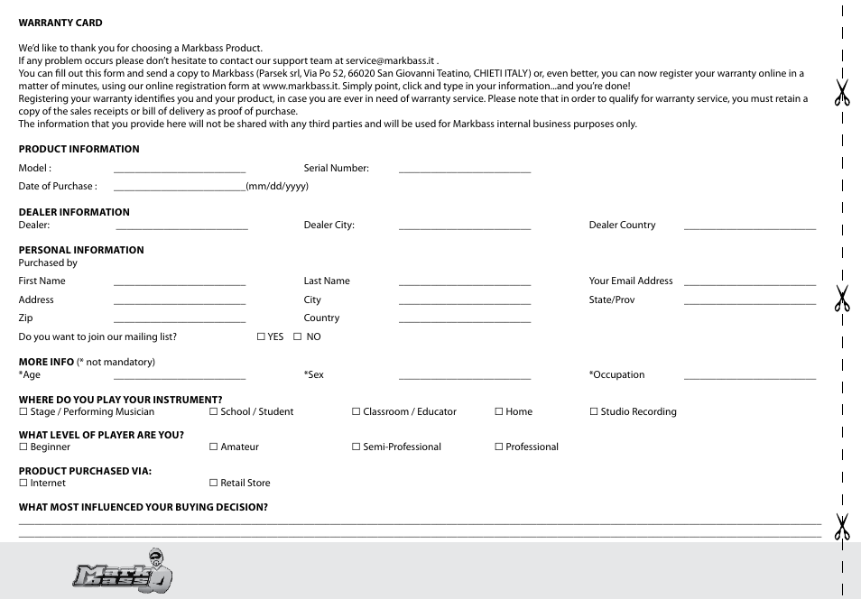 Markbass Super Booster User Manual | Page 6 / 8