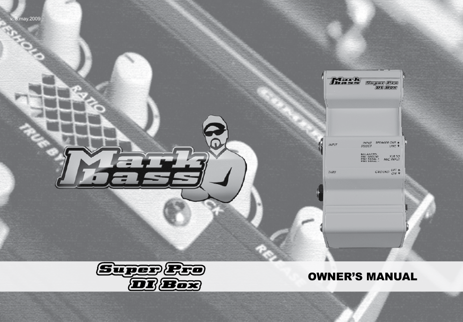 Markbass Super Pro DI User Manual | 8 pages