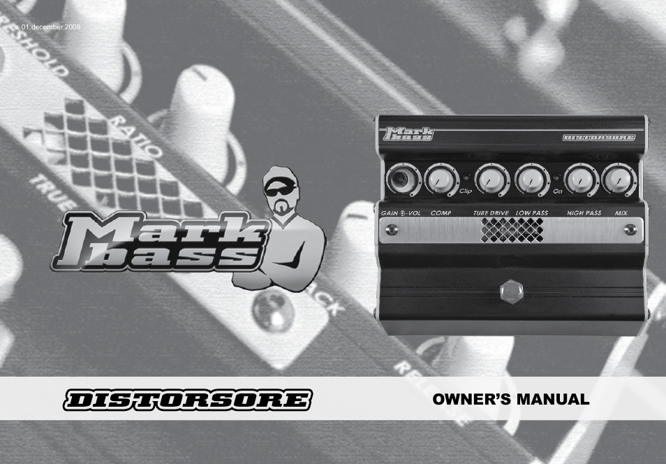 Markbass Distorsore User Manual | 8 pages
