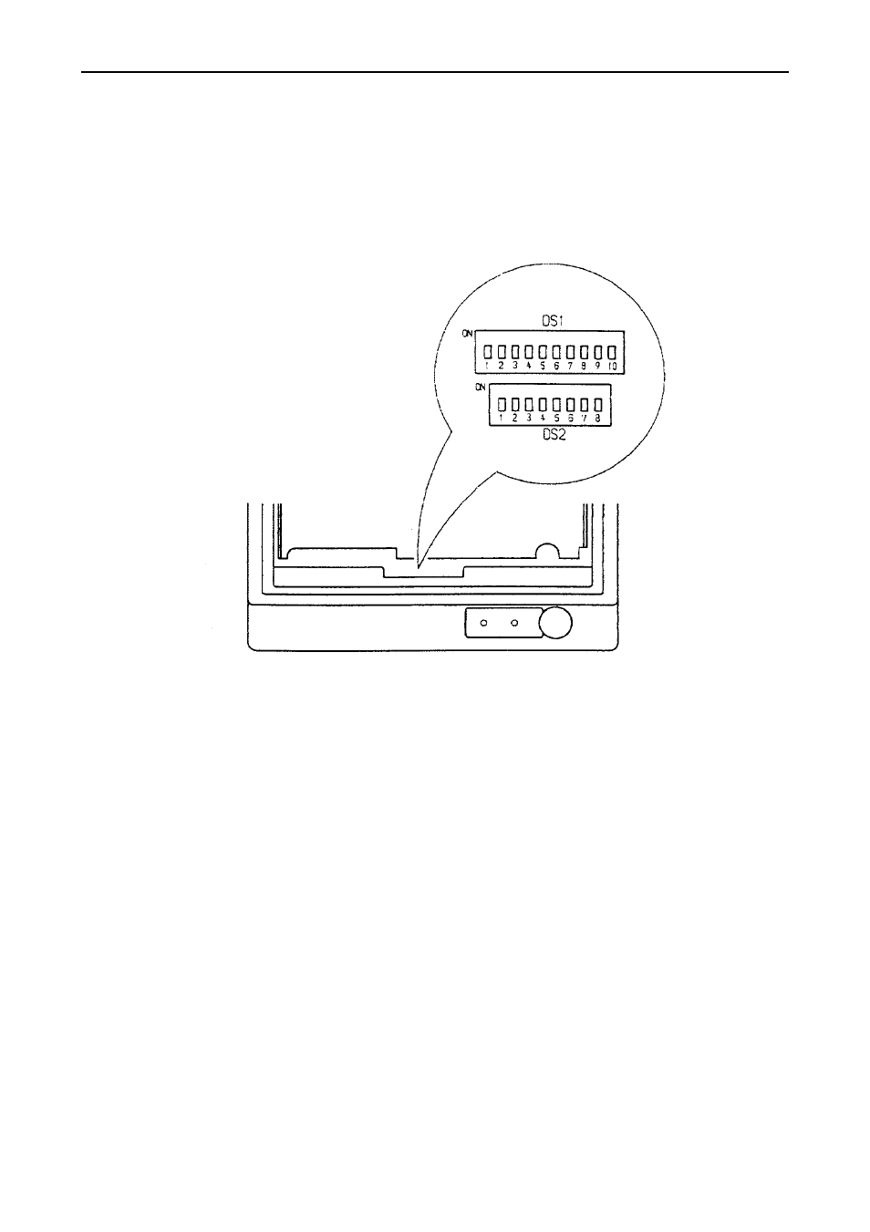 Dip switch setting, 1 location of dip switch | CITIZEN iDP3410 User Manual | Page 28 / 156